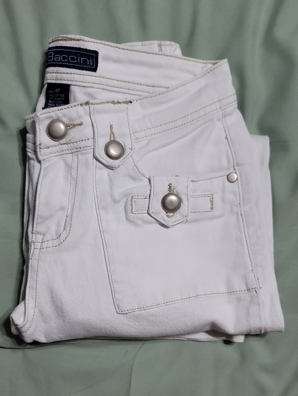 Baccini Capri Cargo Jeans Size 4P